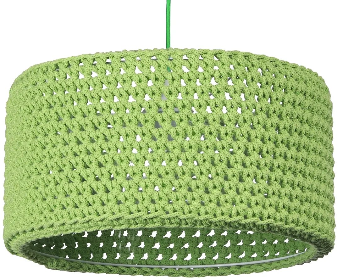 Lampa wisząca COTTON 40 zielona BPS KONCEPT