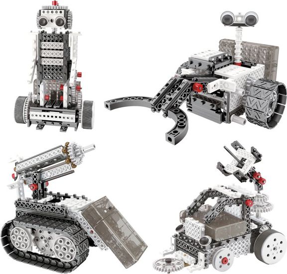 Kids World Zdalnie sterowane pojazdy z klocków Logis Space 4w1 RC