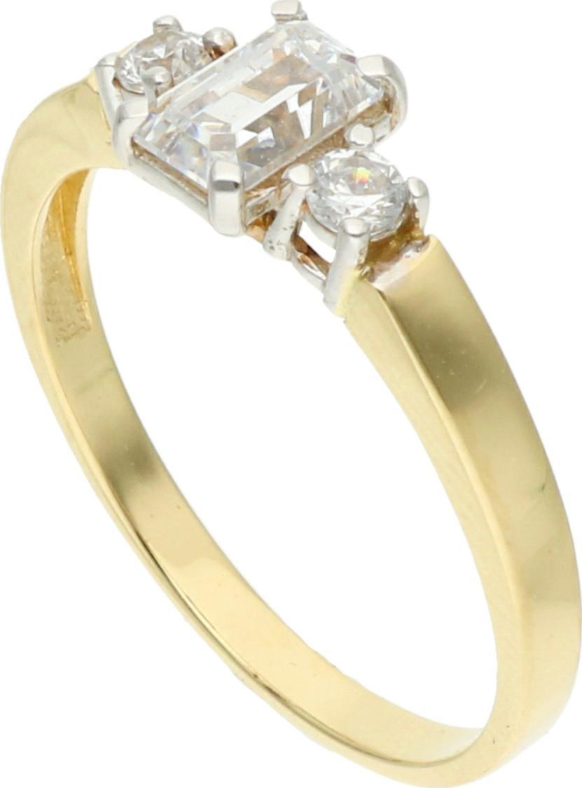 Rosanto Złoty pierścionek z cyrkoniami roz. 16 585 14k