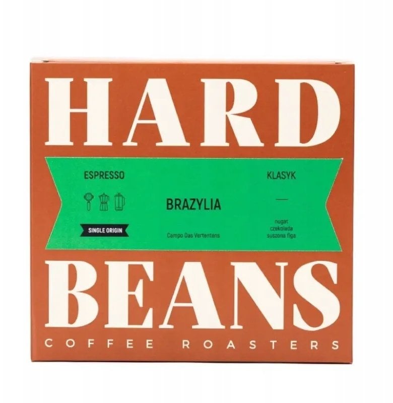 Kawa ziarnista Hard Beans Coffee Kawa ziarnista Brazylia Campo Das Vertentes 250g