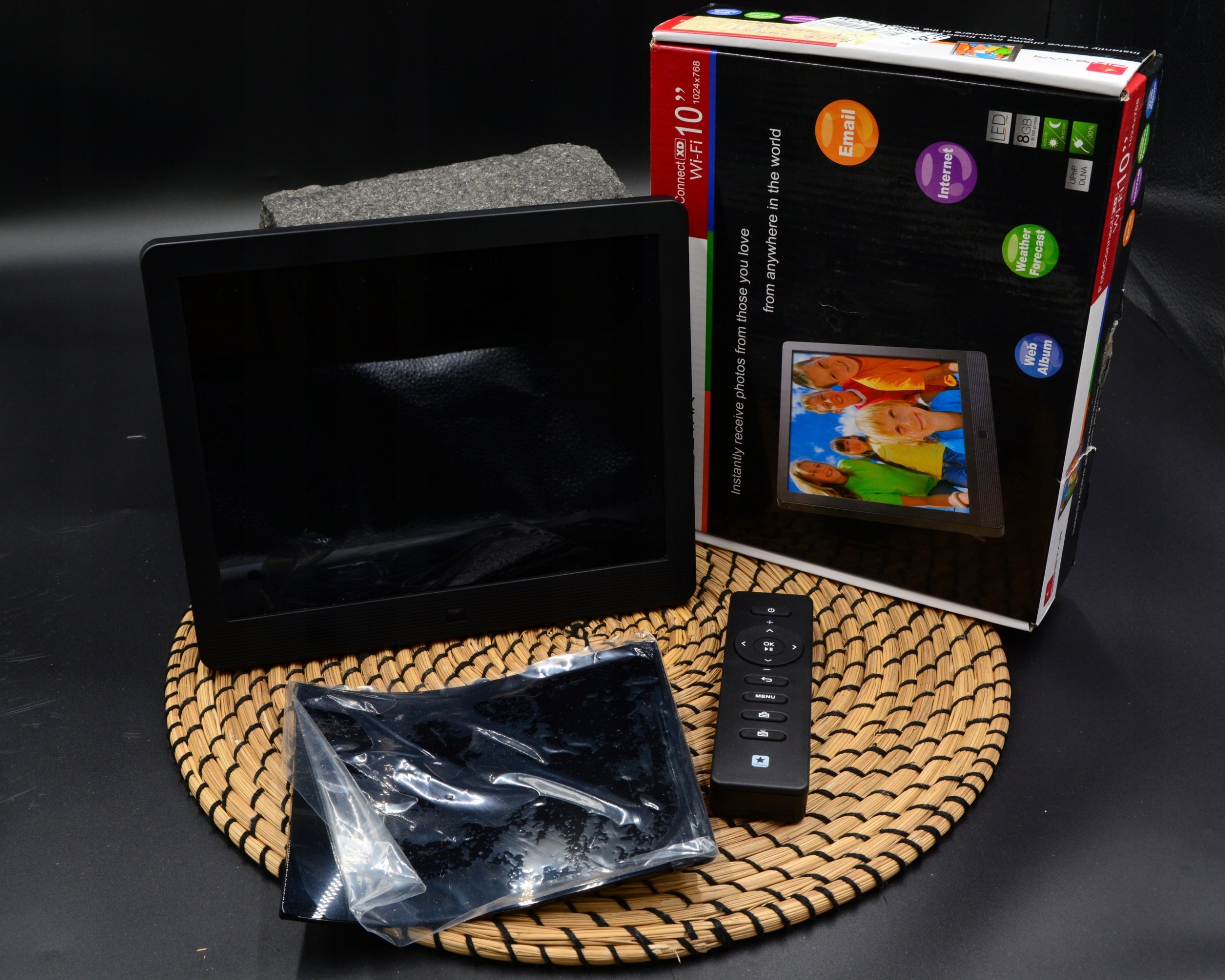 Pix-Star Digitaler Bilderrahmen 10" /1xUSB/Black