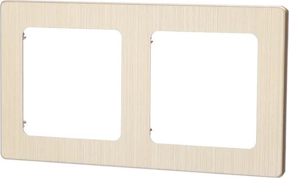 Aigostar Ramka z aluminium łącznika/gniazda podwójnego typu Ramka z aluminium łącznika/gniazda podwójnego typu