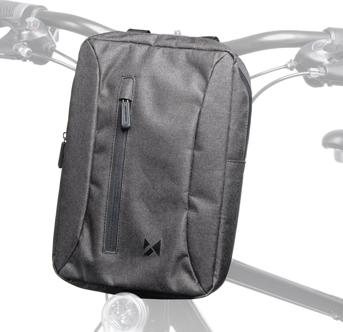 Wozinsky Sakwa torba rowerowa na tablet mocowana na kierownicę z paskiem na ramię szara Sakwa torba rowerowa na tablet mocowana na kierownicę z paskie