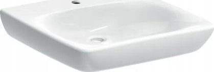 Geberit Selnova Comfort Umywalka,dla niepełnosprawnych, B55cm, H15cm, T55cm, bez przelewu, z otworem na baterię