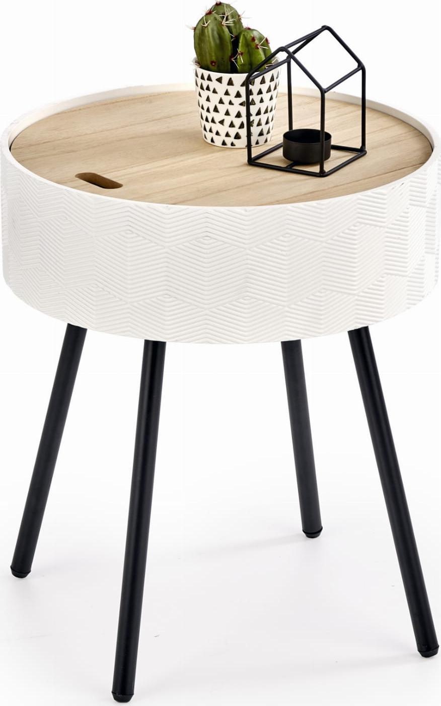 Halmar WNĘTRZARSKIE AURA ława biała (1p=1szt)