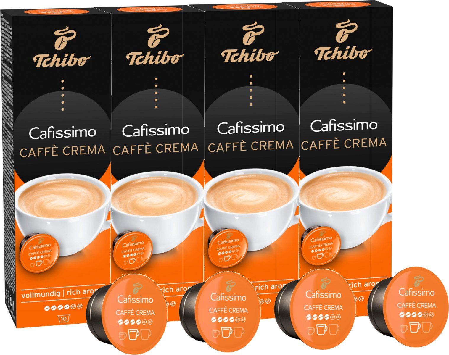 Tchibo Kapsułki Cafissimo Caffe Crema Rich Aroma 4x10 szt.