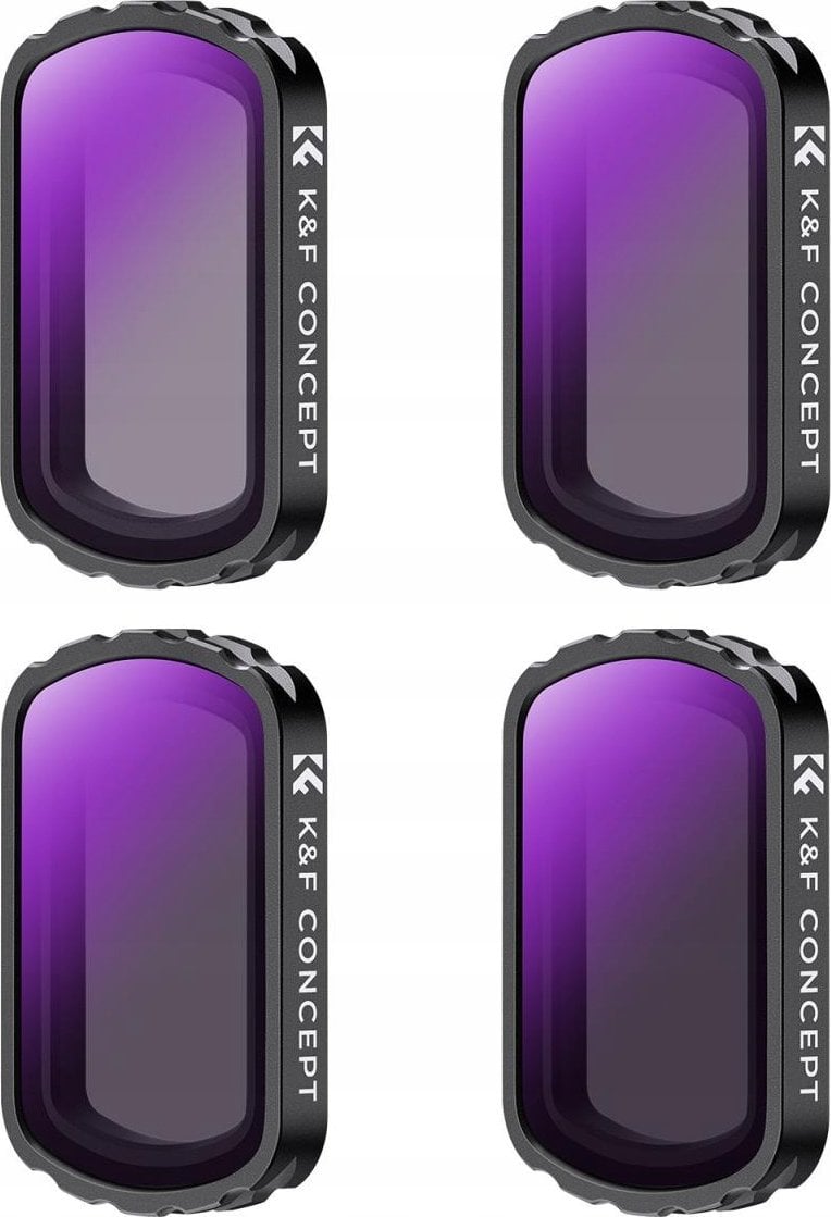 Filtr Kf Zestaw Filtrów K&f Szarych Nd 4w1 Nd4 Nd8 Nd16 Nd32 Do Dji Osmo Pocket 3 / Sku.2093