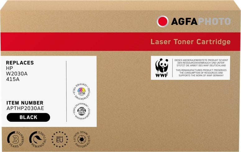 Toner AgfaPhoto Black Zamiennik 415A (TONER BLACK, RPL. W2030A 415A)