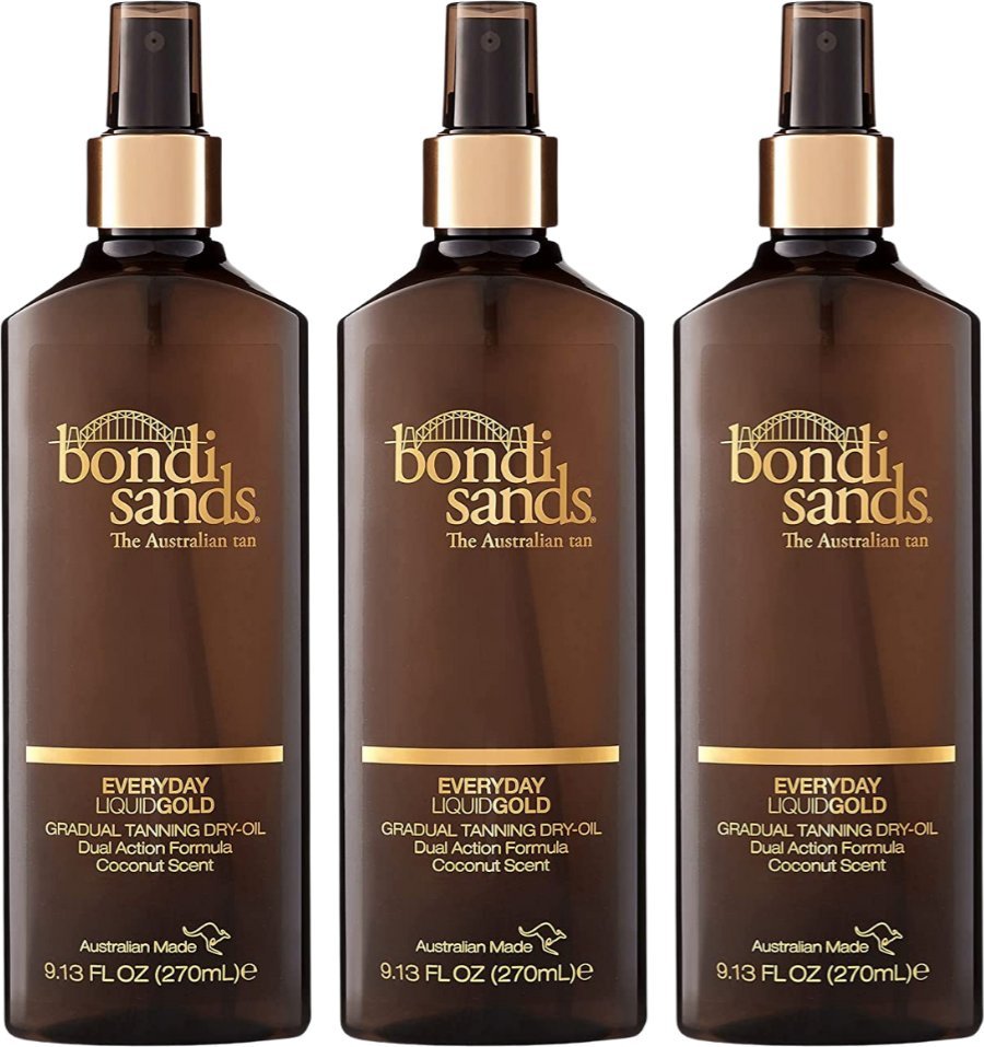 Bondi Sands Liquid Gold Olejek Samoopalający x3szt