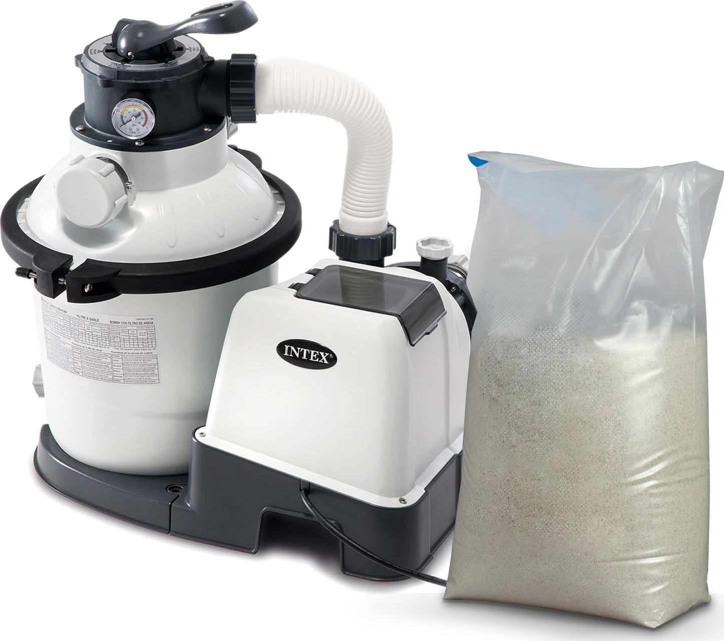 Intex Pompa filtrująca piaskowa 4500 l/h INTEX 26644 + 25 kg piasku
