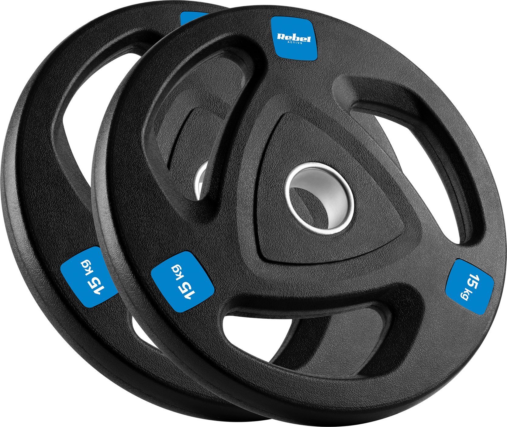 Rebel Zestaw obciążeń żeliwnych gumowanych 2x15kg