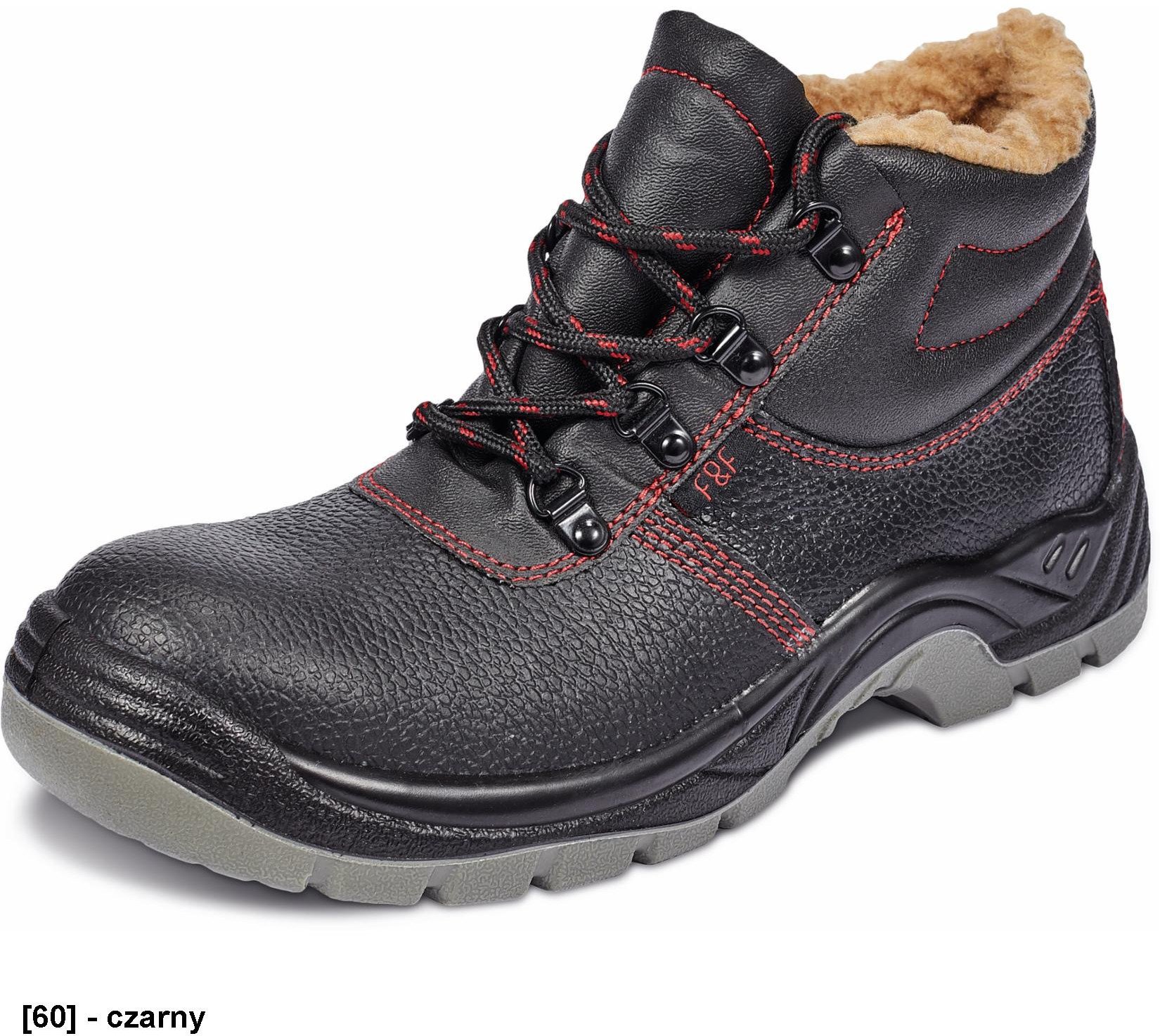 SC-03-002 S1 - ocieplane buty robocze typu trzewik ze stalowym podnosekiem- 42