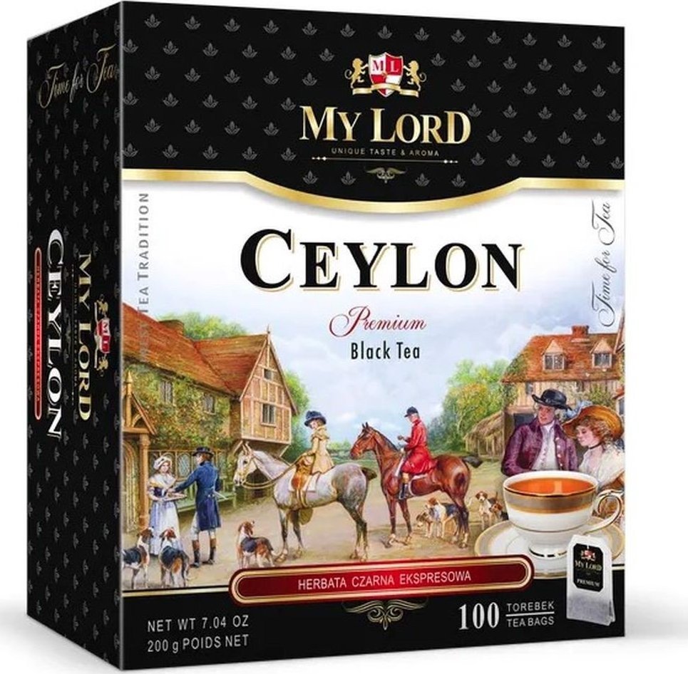 Malwa My Lord Ceylon herbata czarna 200 g (100 x 2 g)