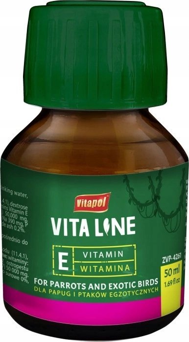 Vitapol Vitaline Witamina E dla ptaków egzotycznych 50ml