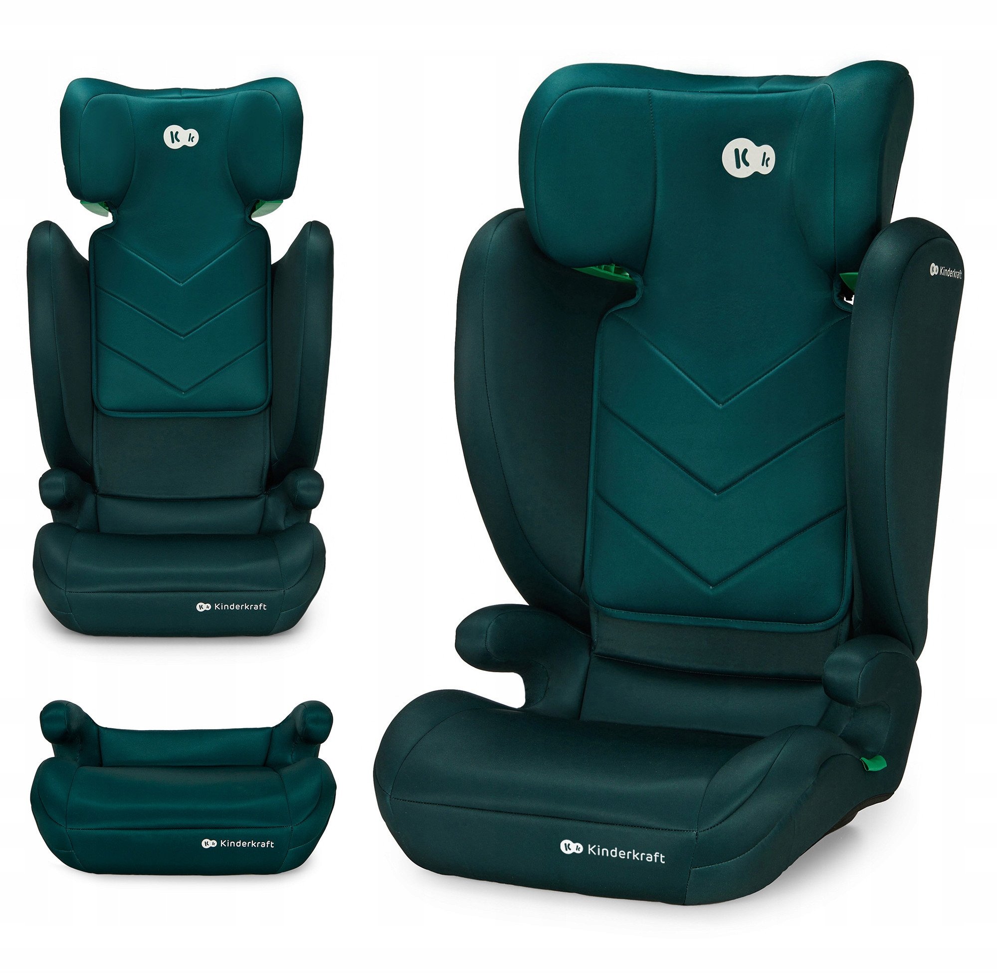KINDERKRAFT car seat 100-150 cm I-SPARK green, KCISPA00GRE0000