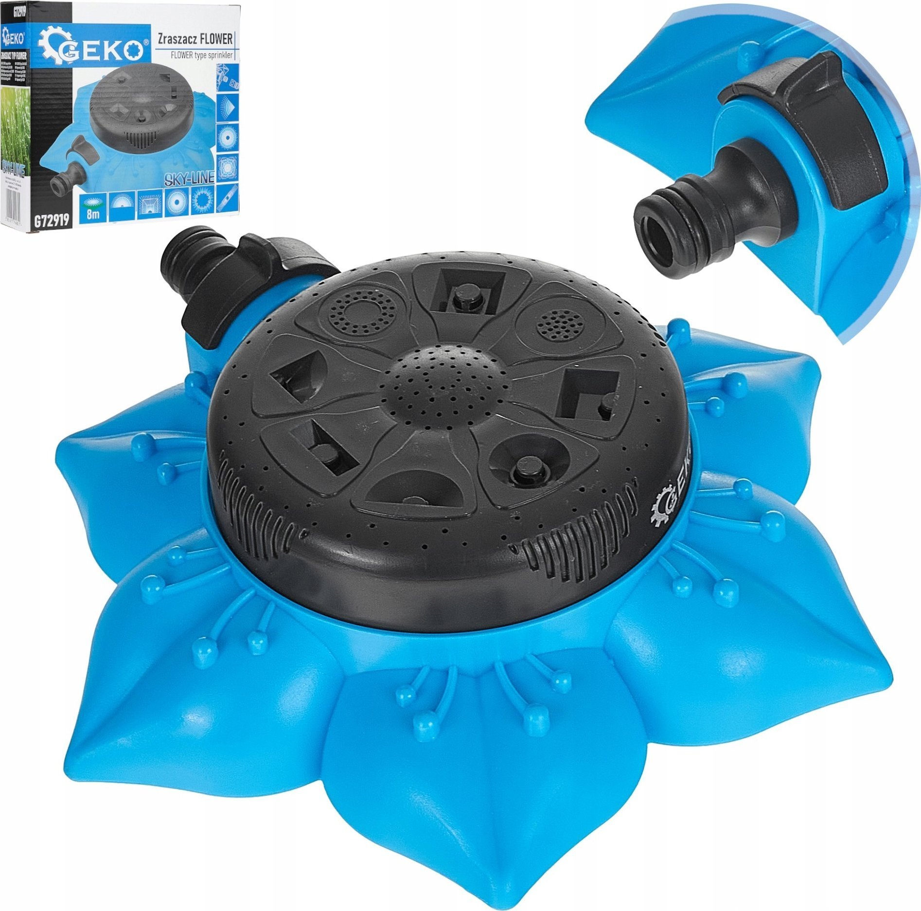 Zraszacz FLOWER 8-funkcji SKY-LINE (48)