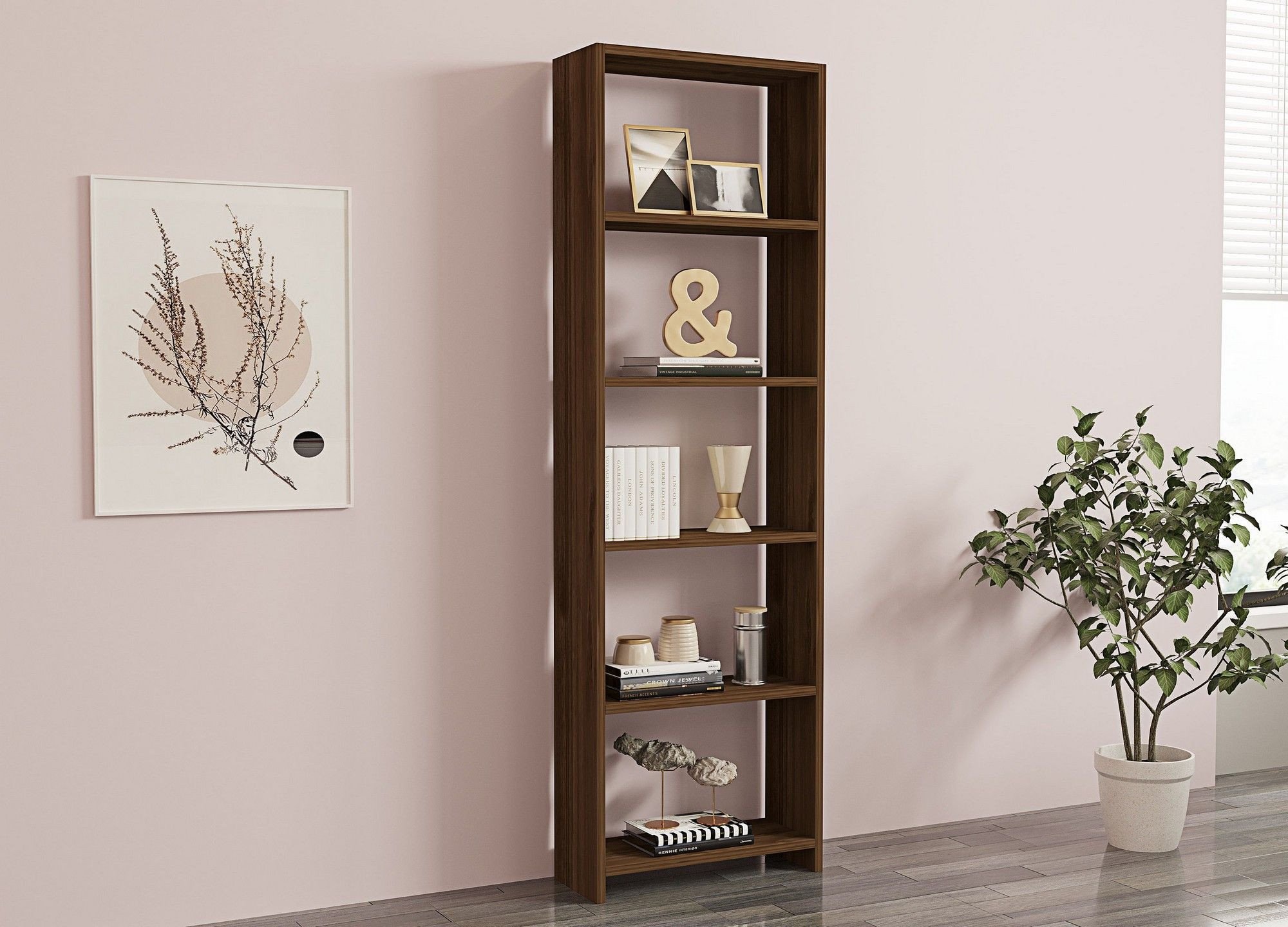 Pastatoma lentyna Kalune Design New, ruda