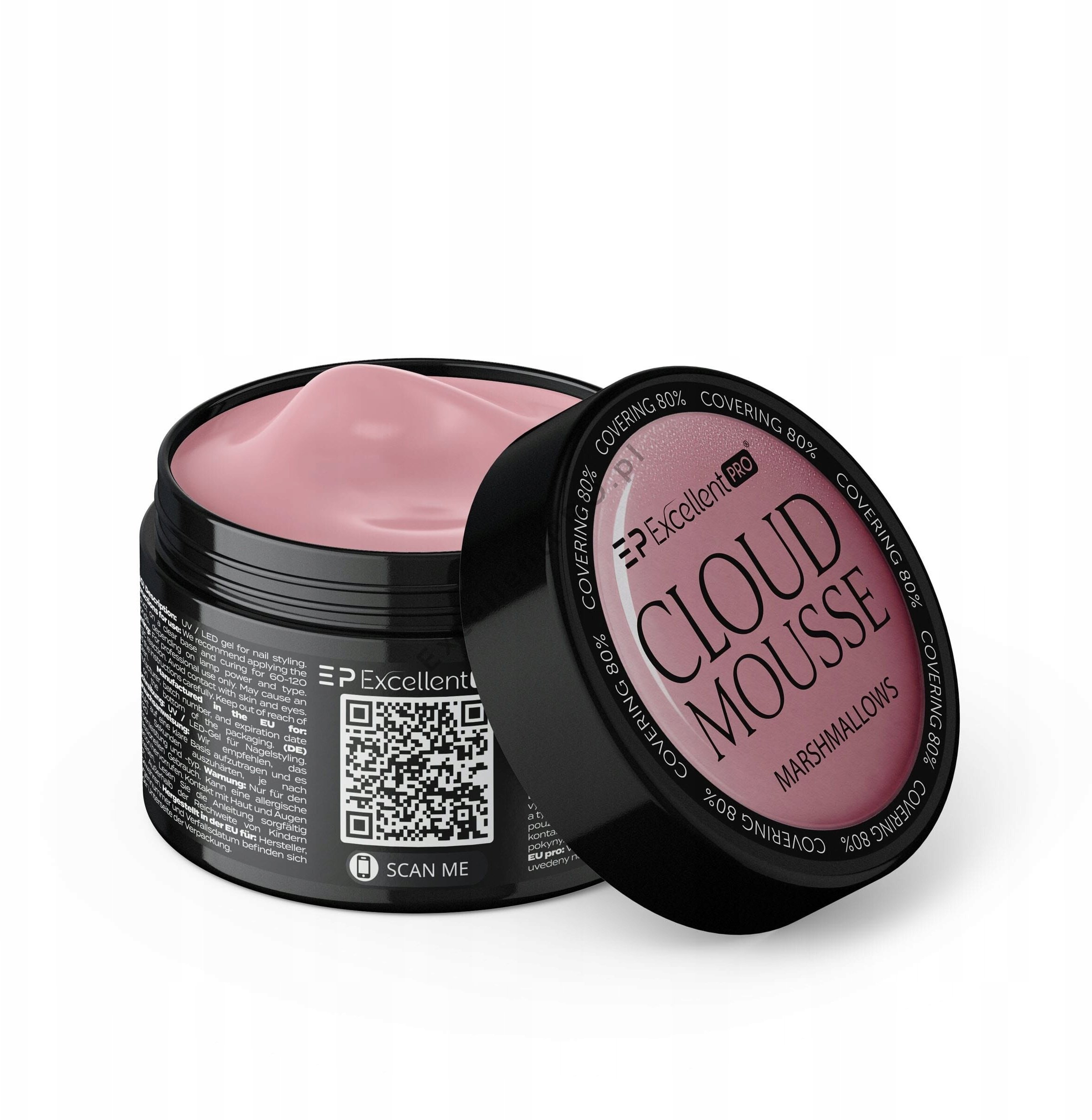 EXCELLENT PRO_Cloud Mousse żel budujący Marshmallows 15g