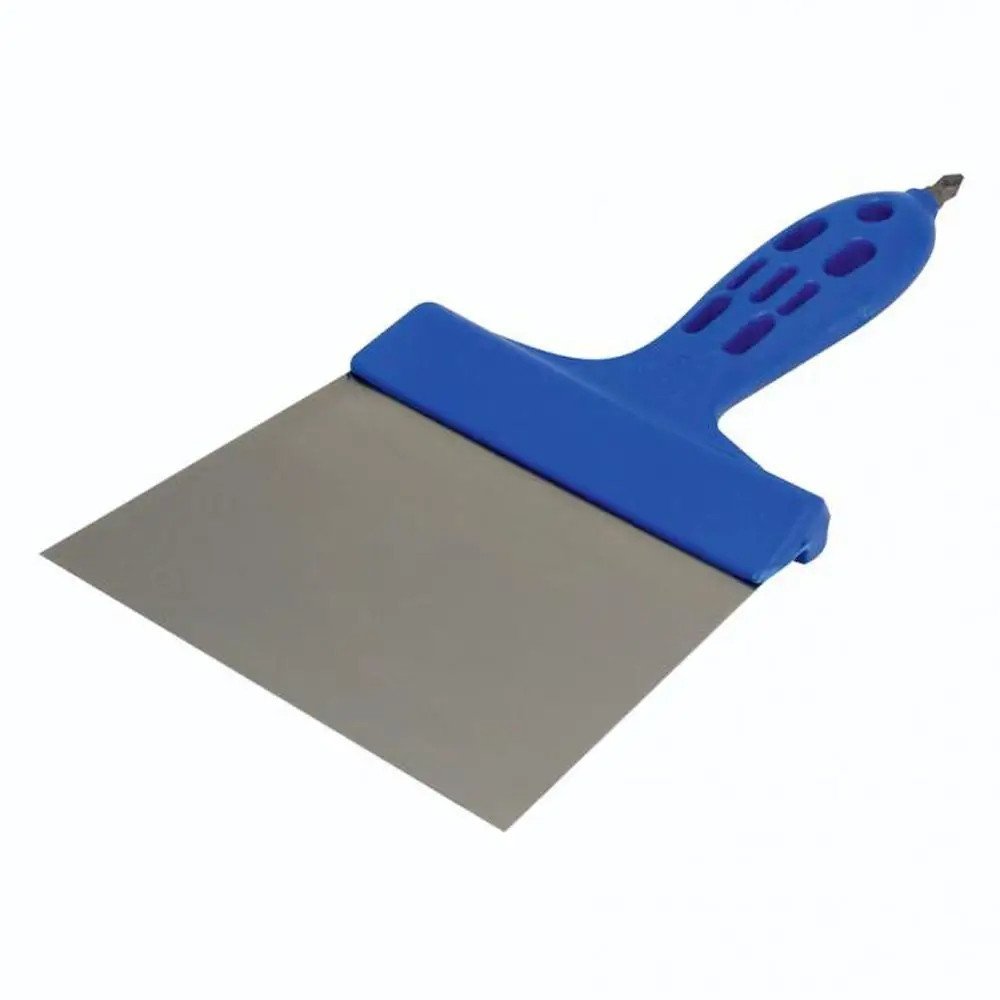 Stainless steel trowel plastic handle 150 MM