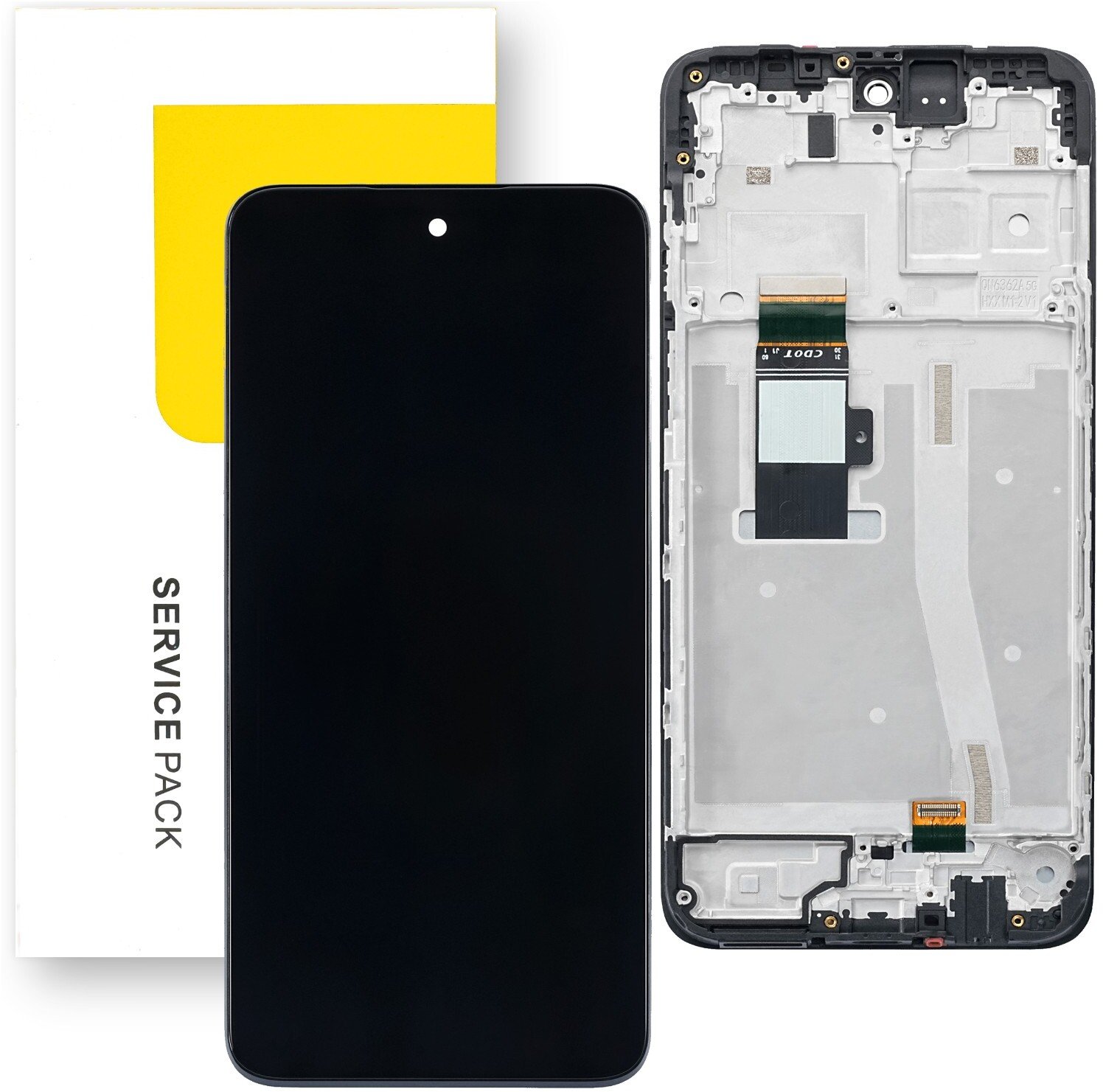 Wyświetlacz do Motorola Moto G53 5G LCD XT2335-2 Ramka Oryginał Mobilepart
