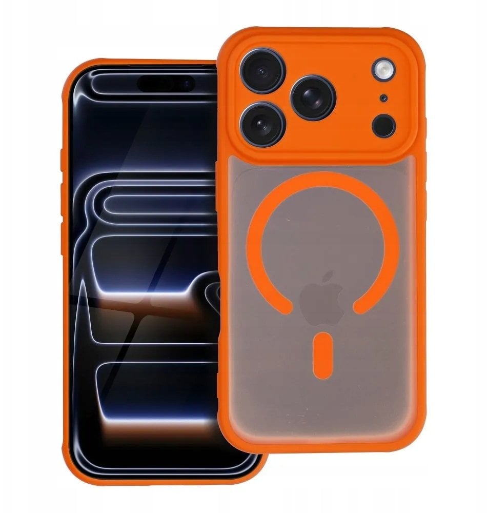 Futerał FULL MATTE MAG COVER kompatybilny z MagSafe do IPHONE 17 Air hermes orange