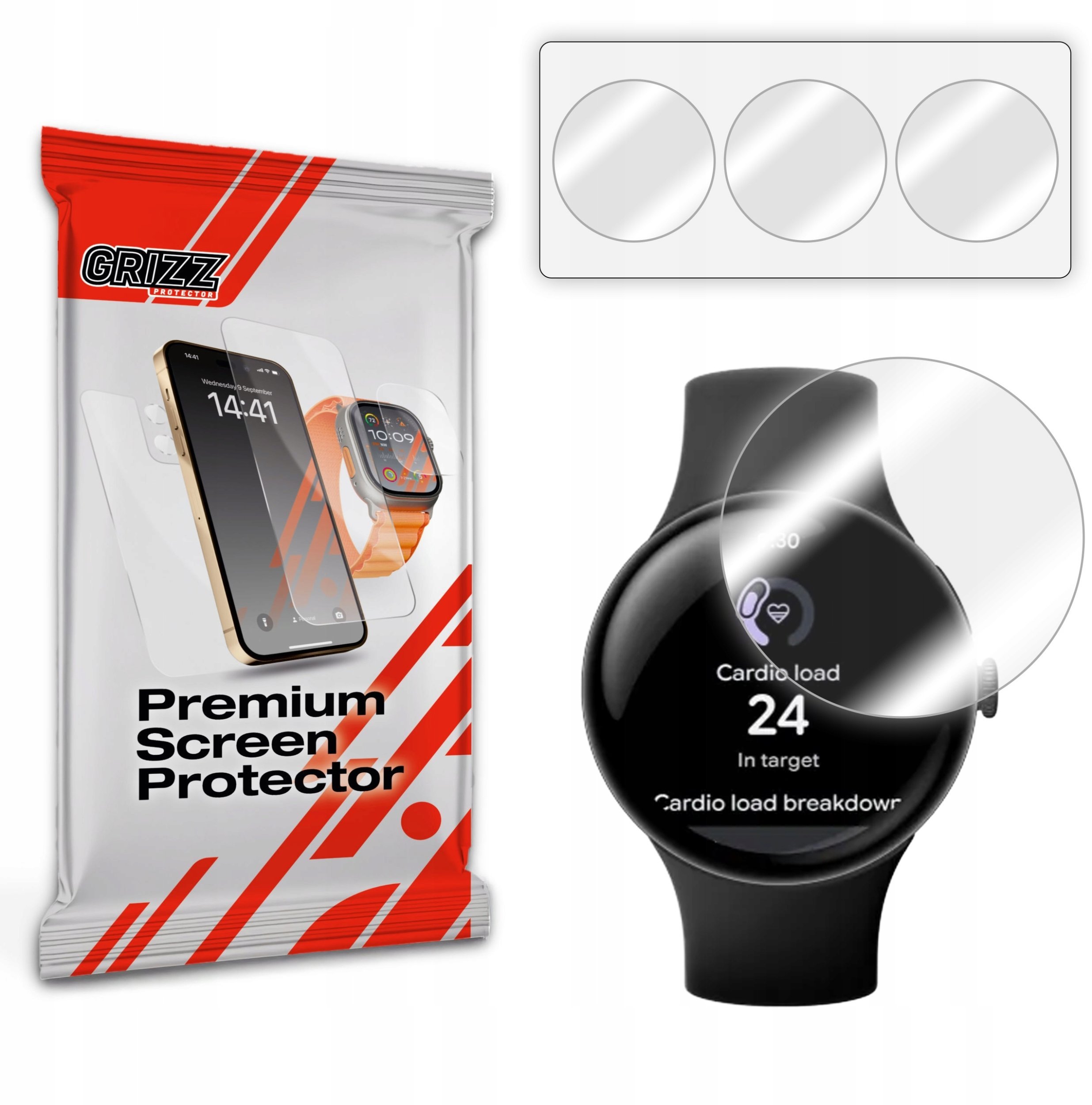 Folia hydrożelowa GrizzGlass Hydrofilm do Google Pixel Watch 4 45mm