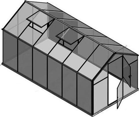 Emaga Szklarnia 430 cm x 220 cm x 215 cm (E-10400)