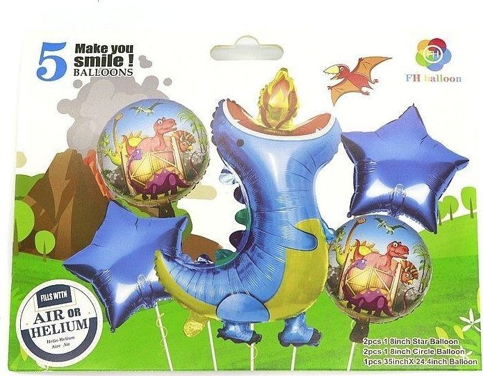 Balony party Smok 5szt