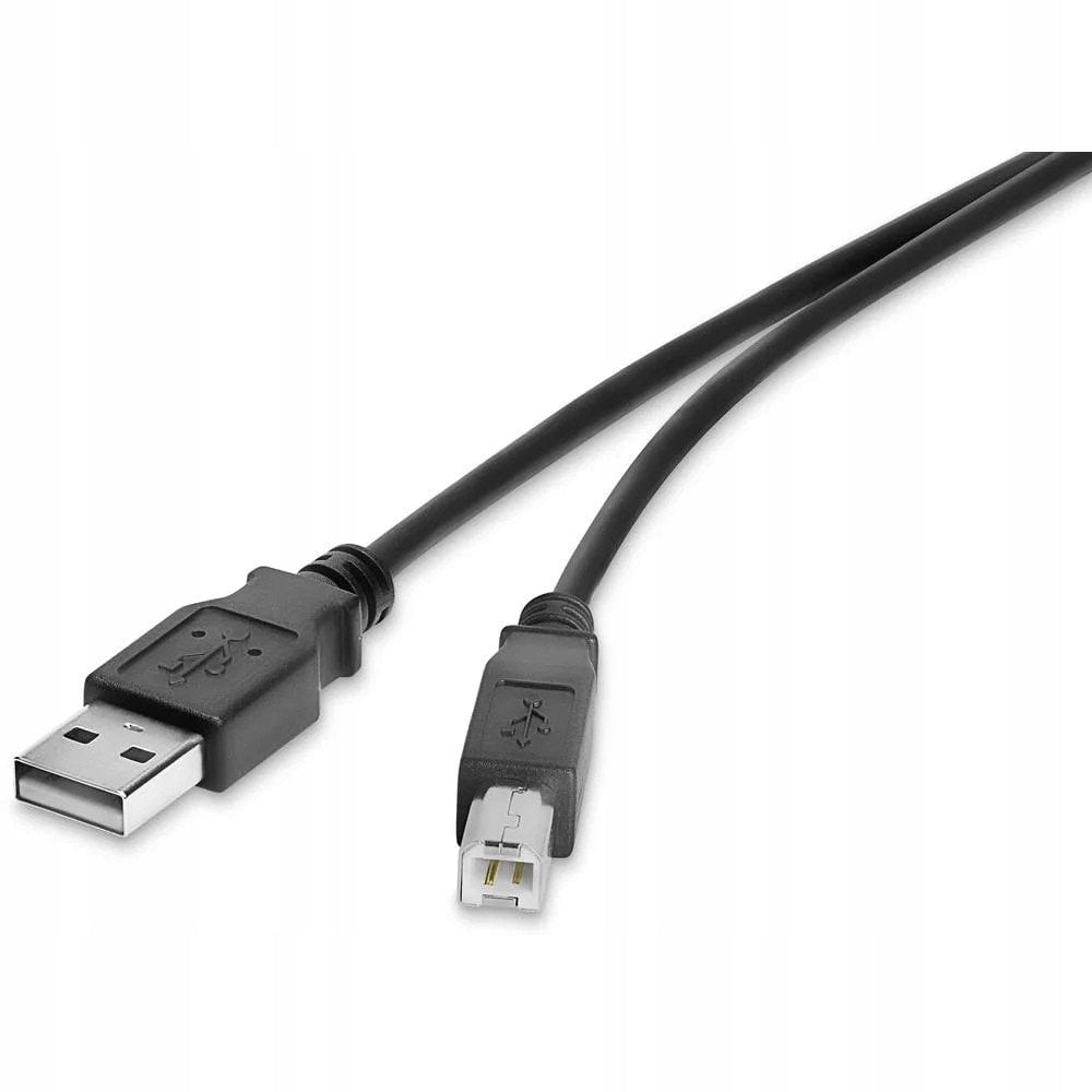 Kabel USB Renkforce USB-A - USB-B 1 m Czarny