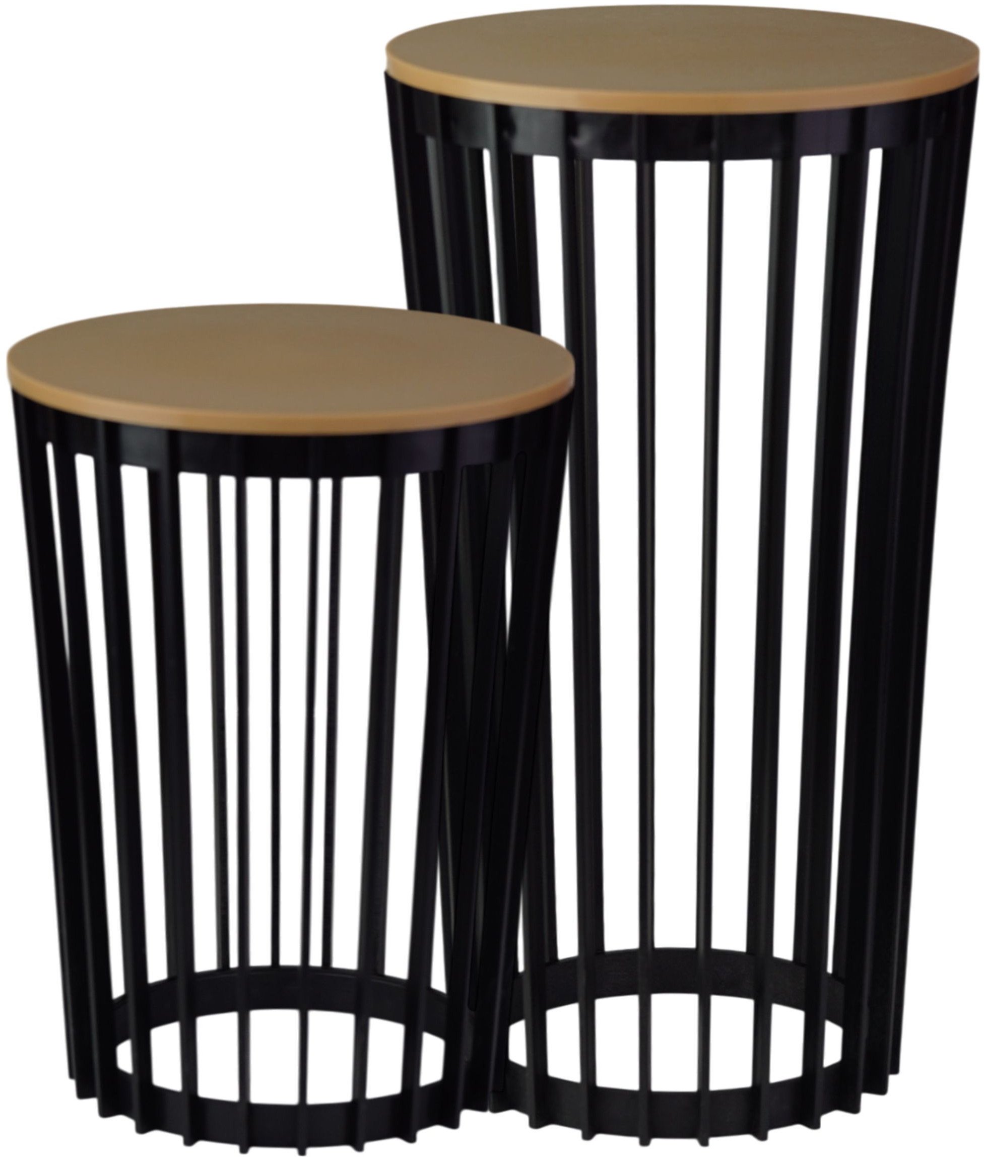 2x Kwietnik wysoki dwustronny Standy 40H + 54h, Stojak na kwiaty + blat