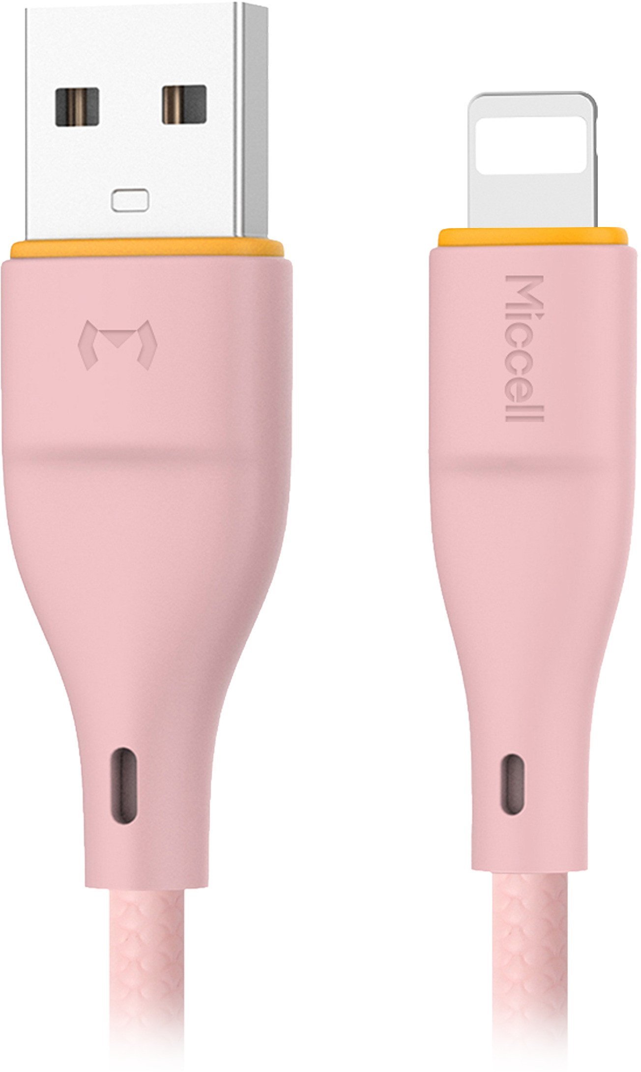 Kabel USB Orno USB-A - Lightning 1 m Różowy