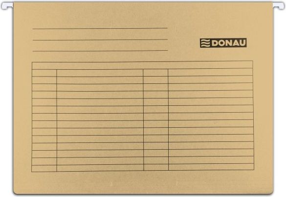 Donau Teczka zawieszkowa A4 brązowa 230g (7410905PL-02) op.5szt