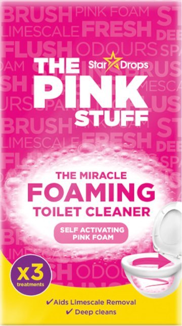 The Pink Stuff Saszetki do czyszczenia THE PINK STUFF Miracle Foaming Toilet WC 3x 100g