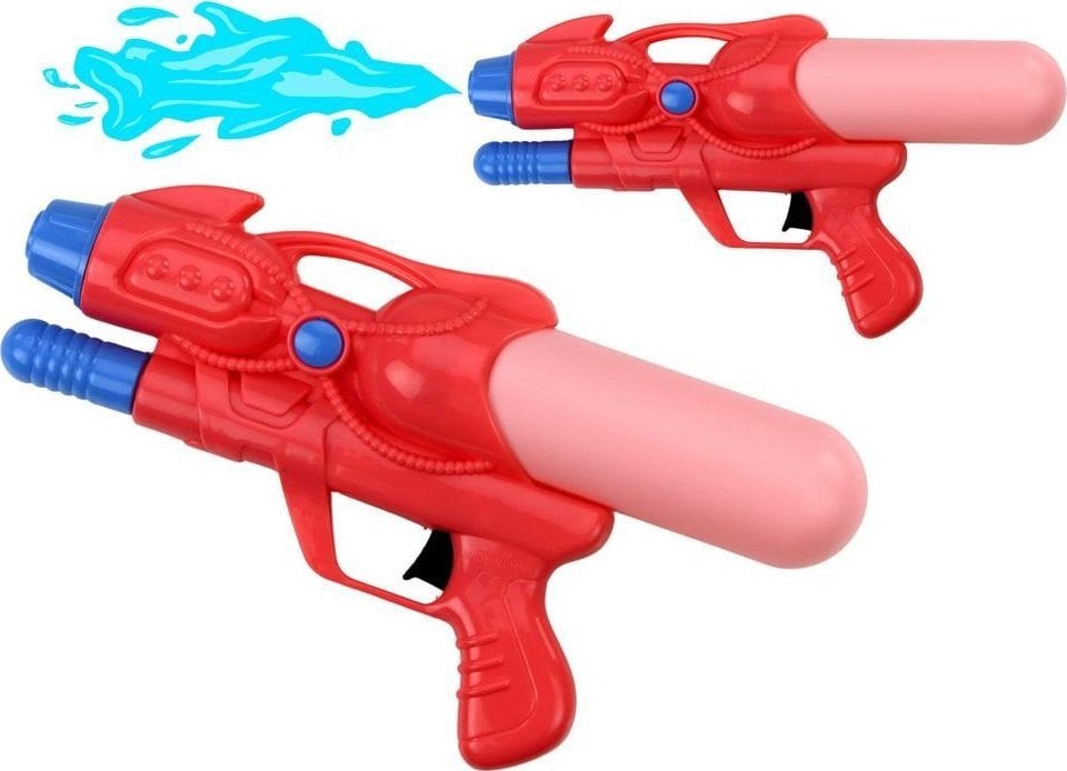 LeanToys Mały Pistolet Na Wodę Z Pompką 180ml Różowy