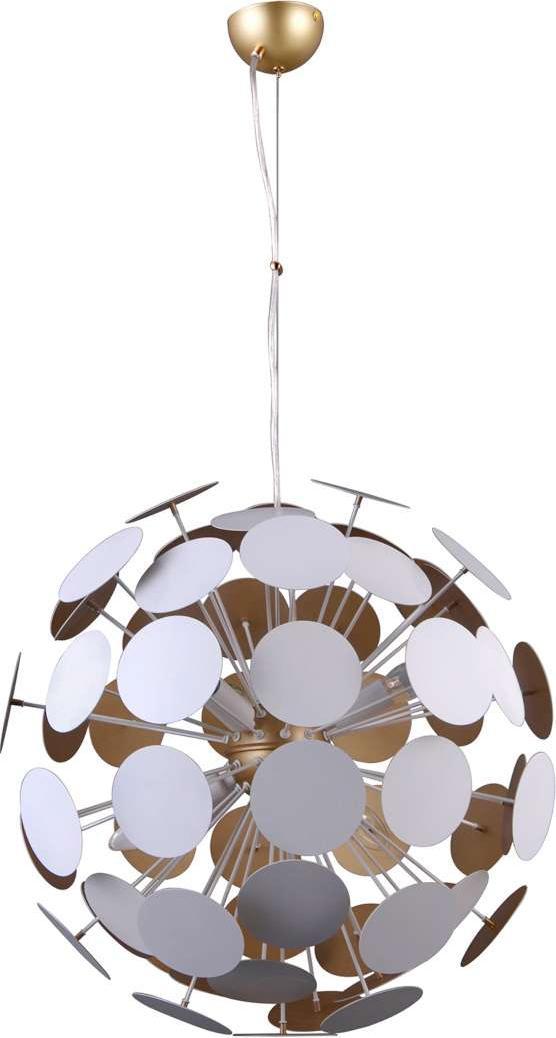 Lampa wisząca Italux Mailone AD20180/6B WH+GD