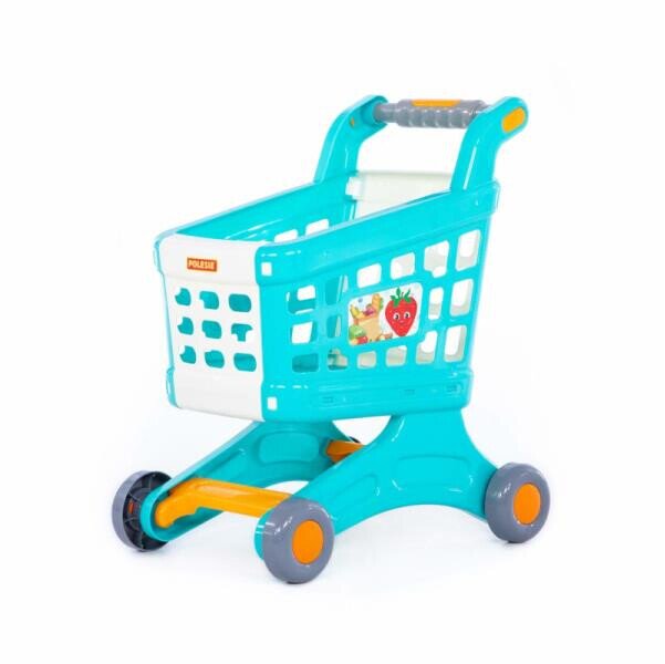 Polesie 09002 Wózek do sklepu Natalia turkusowy