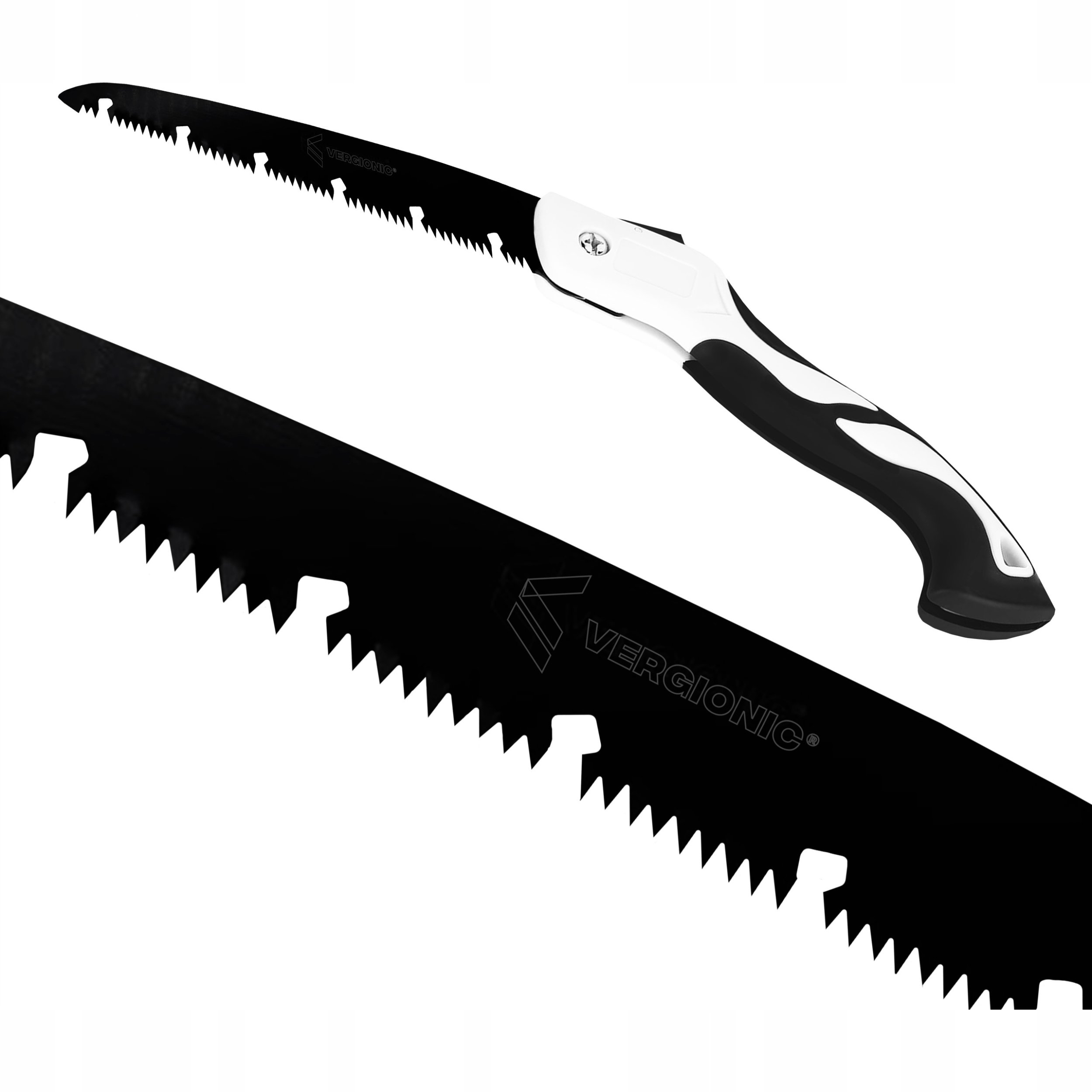 VERGIONIC Piła ręczna składana 250 mm do drewna i gałęzi ogrodowa