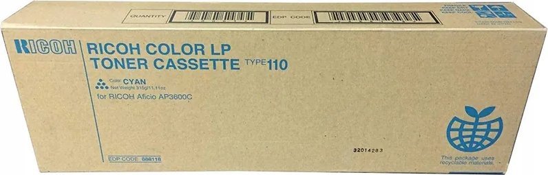 Toner Ricoh Toner oryginalny RICOH 110 888118 Cyan 10000 stron