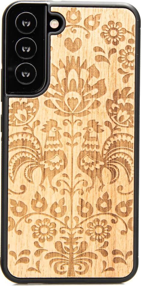 BeWood Drewniane Etui Samsung Galaxy S22 Plus POLSKI FOLK ANIEGRE