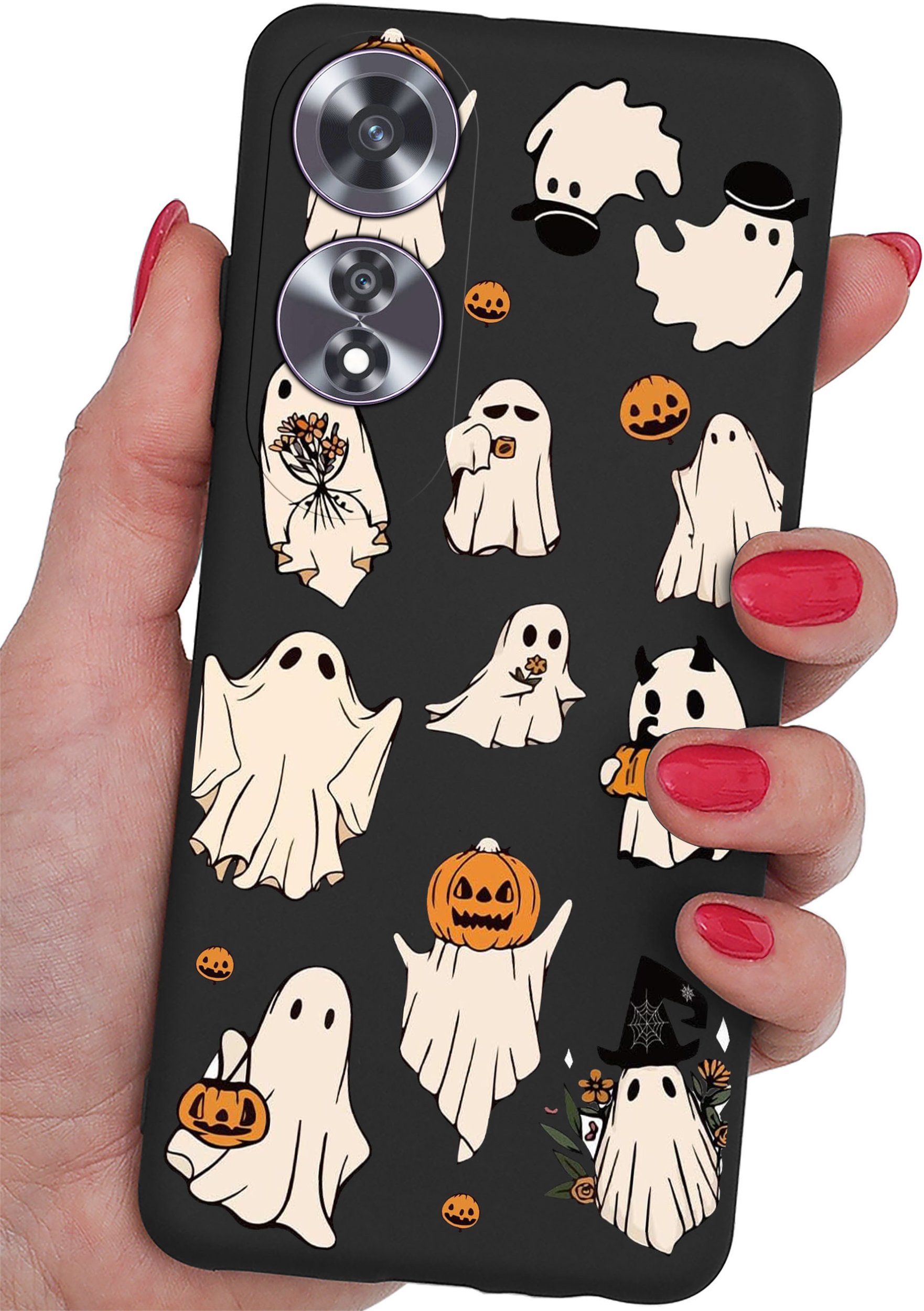 Etui do Oppo A60 4G WZORY |SILIKONOWE MATT CASE + SZKŁO 9H