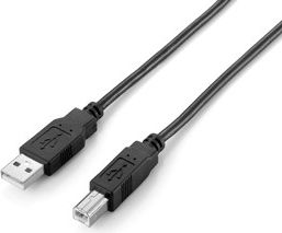Kabel USB Diverse USB-A - USB-B 1 m Czarny