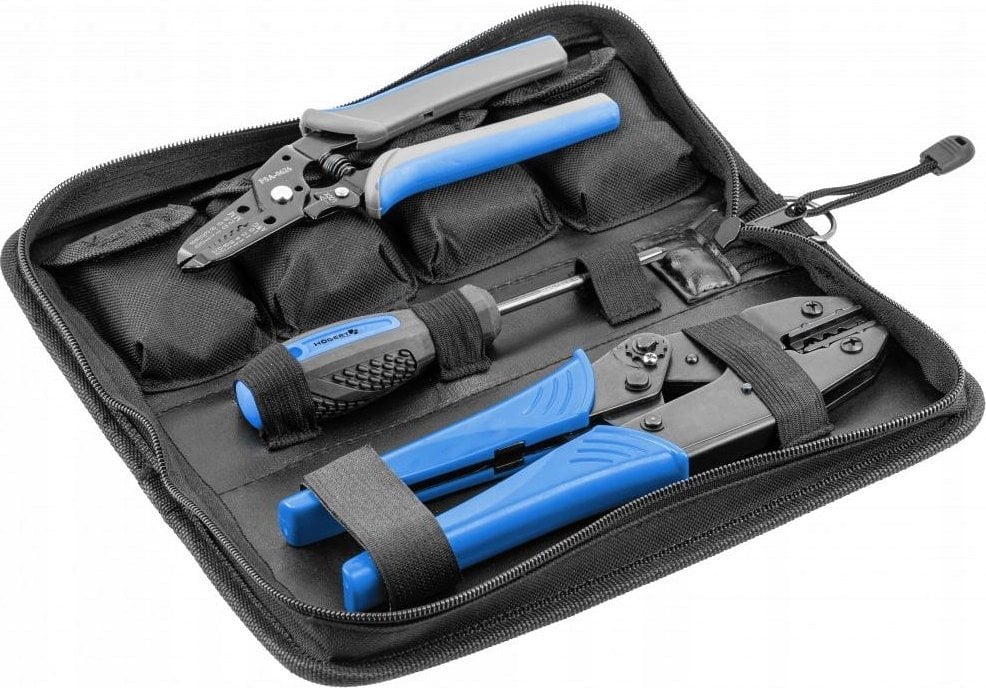 Högert Technik HOGERT SZCZYPCE DO ZACISKANIA Z WYMIENNYMI SZCZĘKAMI 7szt.