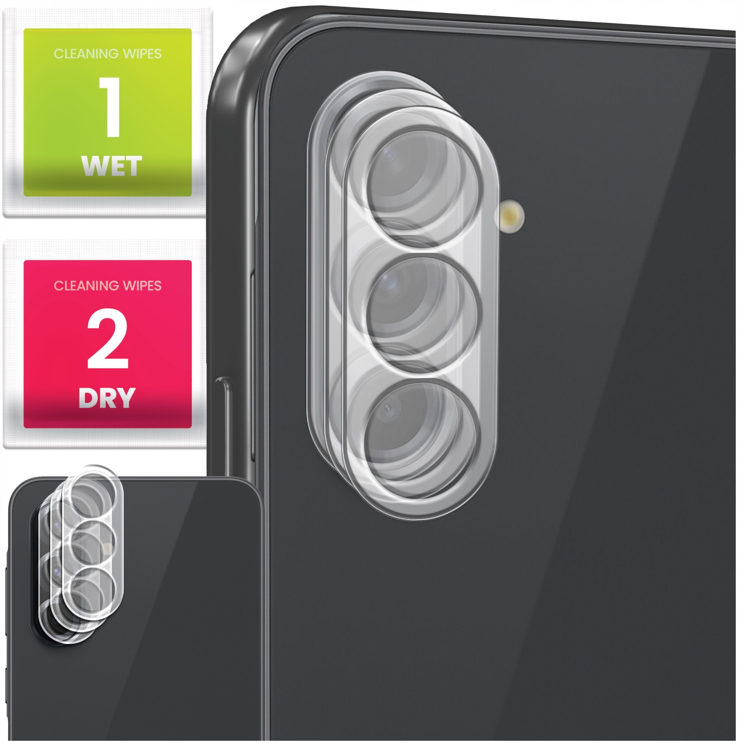 3-PAK Szkło Na Aparat Do Samsung Galaxy A36 (Ochronne, Na Obiektyw, 9H)