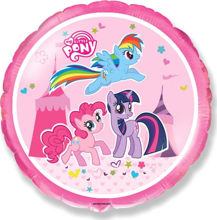 Flexmetal Balon foliowy 18" FX - "Little Pony" (okragły), pakowany