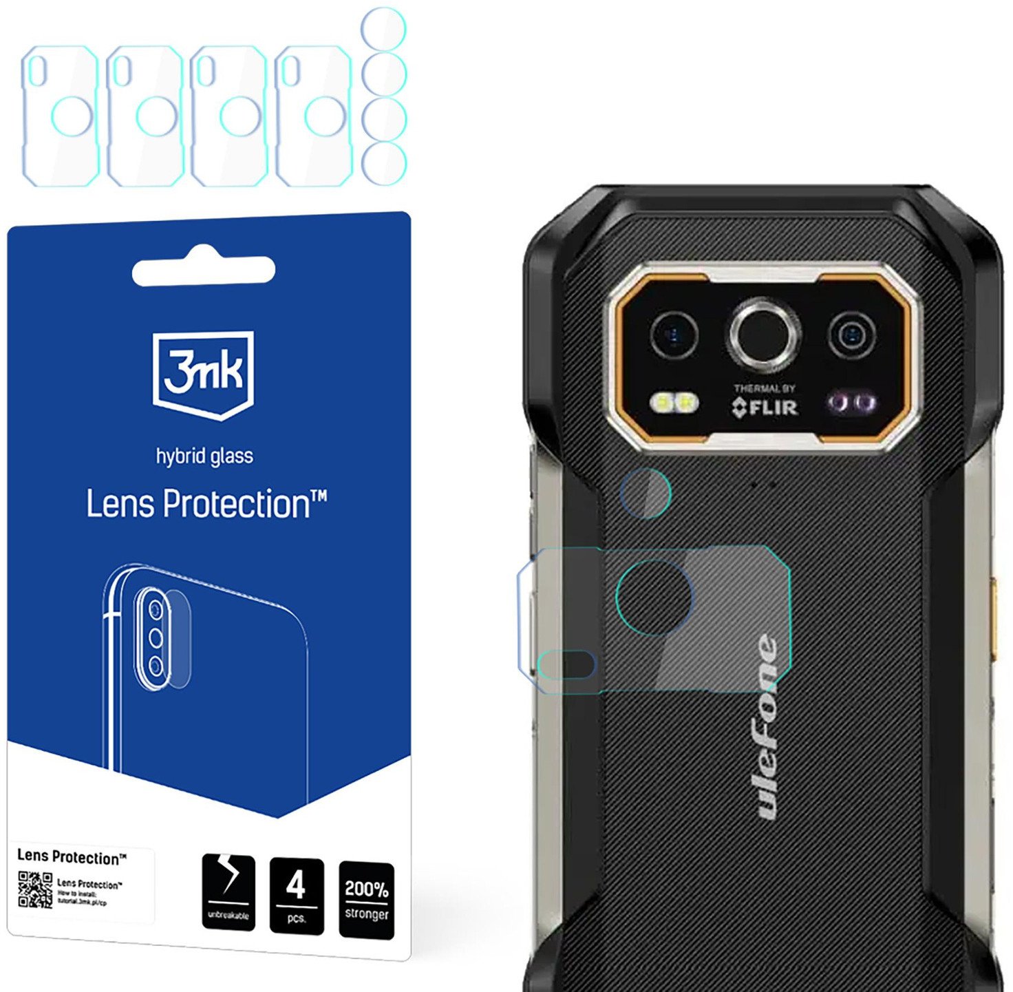 Ulefone Armor 27 Pro / 27T Pro - 3mk Lens Protection