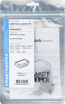 Smartkeeper Mini "HDMI Port" Blocker szary 10 Stk.