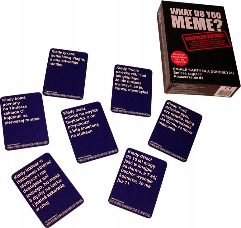 Rebel Gra What Do You Meme? Extra paka No 3 śmiałe karty dla dorosłych