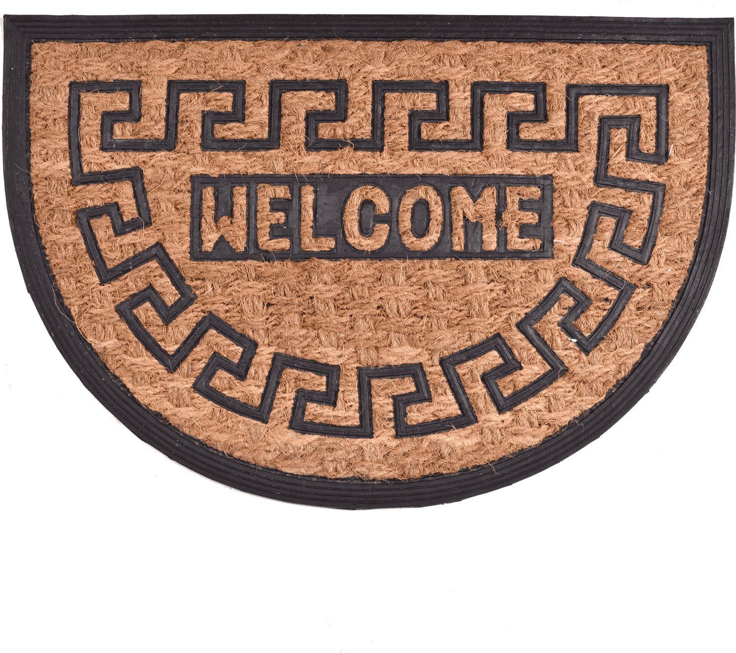 Wycieraczka Panama kokosowa guma PÓŁOKRĄGŁA WELCOME