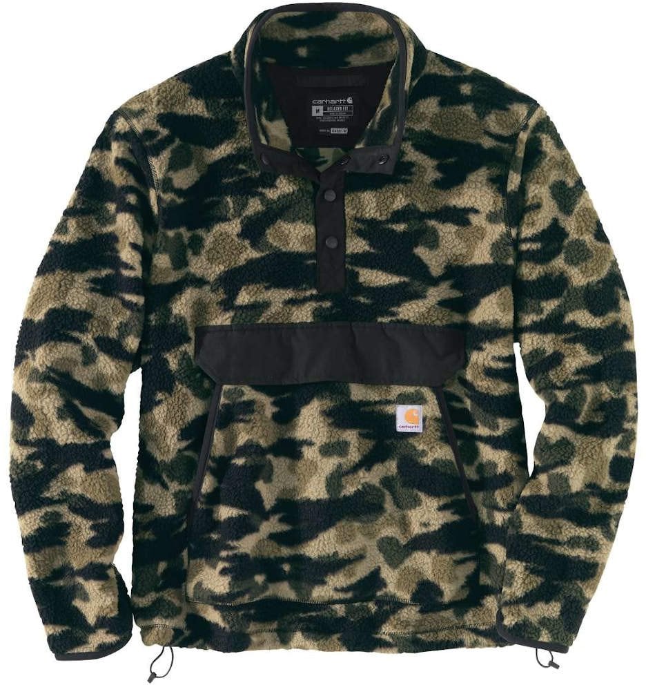 Polar Carhartt Fleece Pullover Black Blind Duck