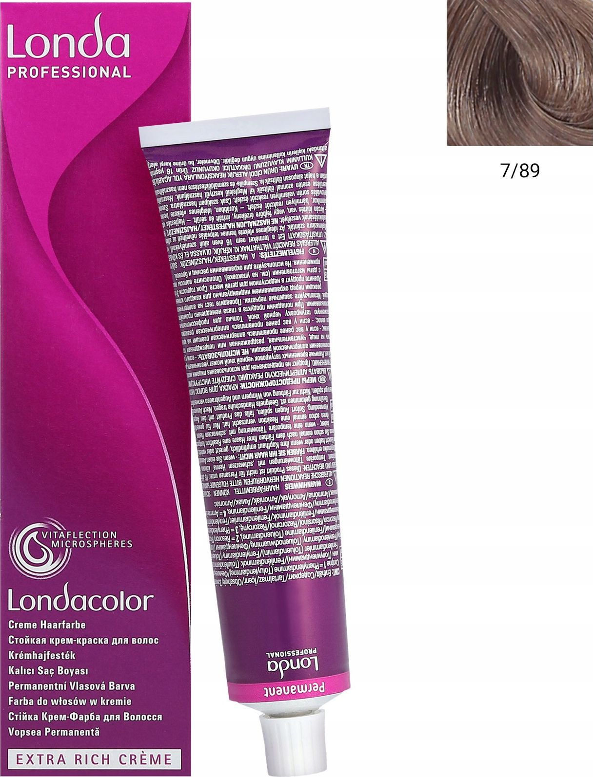 Londa Londa Professional Permanent Colour Extra Rich Cream Farba do włosów 60ml 7/89